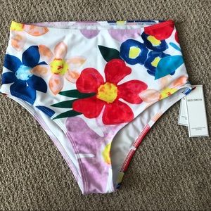 Brand New Shop Red Dress High Waisted Bottoms